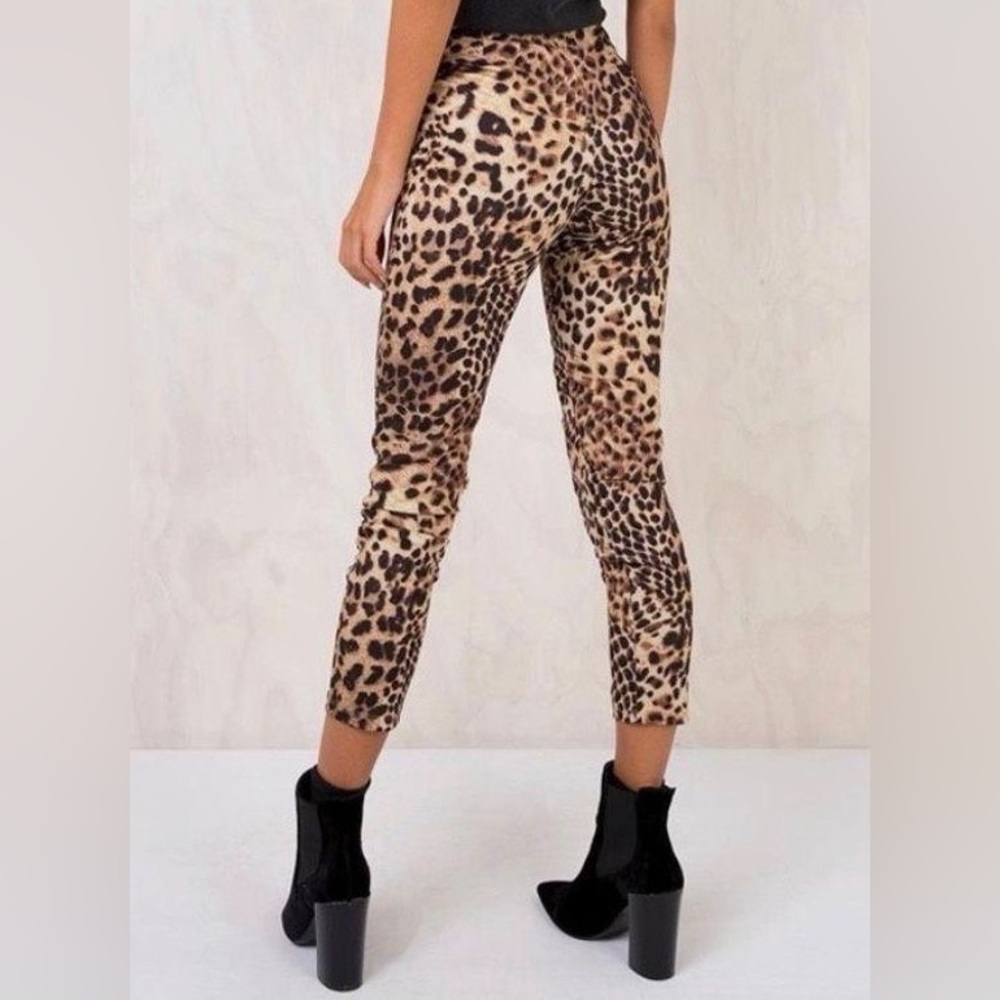 Princess Polly Wilder Leopard Print Pants